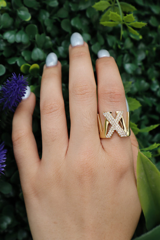 X Diamond women Ring